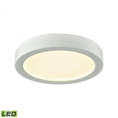 Thomas Titan 1-Light 6-inch Integrated LED Flush Mount in White with a White CL781034